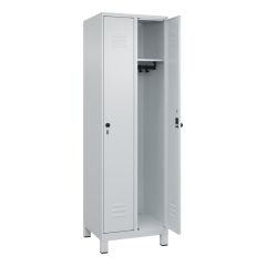 C+P Spind Classic PLUS 2Abteile 1950x600x500mm l.gr/l.gr,