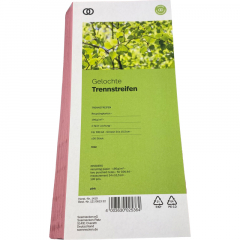 Soennecken Trennstreifen oeco 1410 10,5x24cm rosa 100St.,