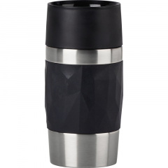 EMSA Isolierbecher TRAVEL MUG COMPACT N2160100 0,3l schwarz,