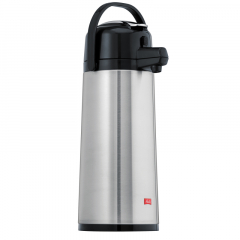 Melitta Pumpkanne 16718 2,2l silber/schwarz,