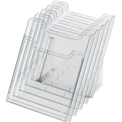Exacompta Tischprospekthalter 60258D 5Fächer DIN A4 hoch,