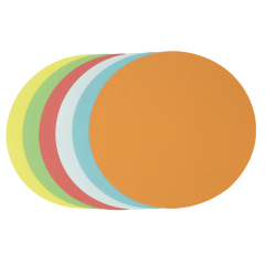 Soennecken Moderationskarte Kreis 4876 19,5cm sortiert 250 St./Pack.,