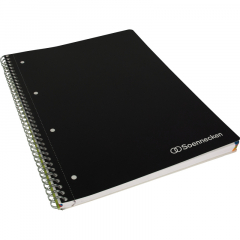 Soennecken Meetingbook 3096 DIN A4 4fach gelocht 90g/qm schwarz,