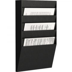 Paperflow Wand-Sortiertafel H 6F A4H1X6.01 DIN A4 schwarz,