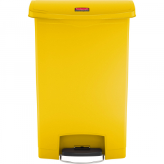 Rubbermaid Tretabfalleimer Slim Jim 1883579 Kunststoff 90l gelb,