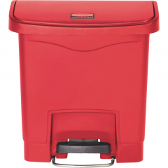 Rubbermaid Tretabfalleimer Slim Jim 1883563 Kunststoff 15l rot,