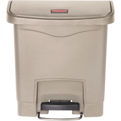 Rubbermaid Tretabfalleimer Slim Jim 1883455 Kunststoff 15l beige,