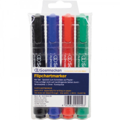 Soennecken Flipchartmarker 3352 sortiert 4 St./Pack.,