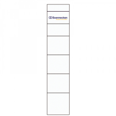 Soennecken Einsteckrückenschild 3348 30x190mm weiß 10 St./Pack.,