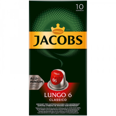 JACOBS Kaffeekapsel Lungo 6 Classico 4057022 10 St./Pack.,