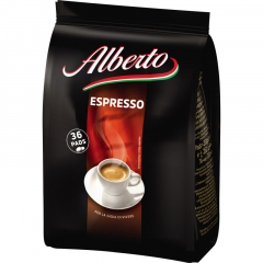 Alberto Kaffee Kaffeepads Espresso 60088 36 St./Pack,