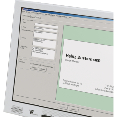 SIGEL Visitenkarte DP839 85x55mm 200g weiß 150 St./Pack.,