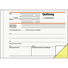 SIGEL Quittung SD121 DINA6 quer sd Mp 50Blatt,