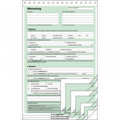SIGEL Mietvertrag MV480 DIN A4 selbstdurchschreibend 2x3Blatt,