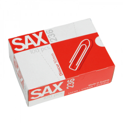 SAX Büroklammer 1-236-00 50mm verzinkt 100 St./Pack.,