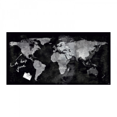 SIGEL Magnetboard Artverum GL270 910x460x15mm Glas World-Map,