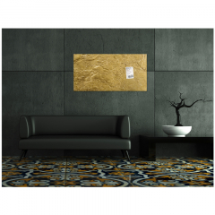 SIGEL Magnetboard Artverum GL266 910x460x15mm Glas Metallic-Gold,