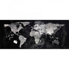 SIGEL Magnetboard Artverum GL246 1.300x550x15mm Glas World-Map,