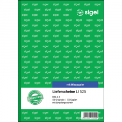 SIGEL Lieferschein LI525 DIN A5 2x50Blatt,