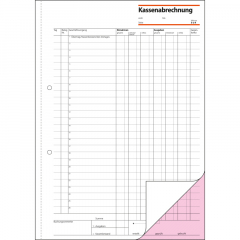 SIGEL Kassenabrechnung KG425 DIN A4 2x50Blatt,