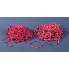 Gummiring 100mm rot 500gr,