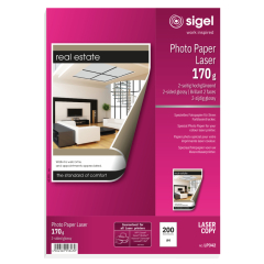 SIGEL Fotopapier LP342 DIN A4 170g weiß 200 Bl./Pack.,