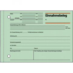 SIGEL Einnahmebeleg EB615 DIN A6 quer 50Blatt,