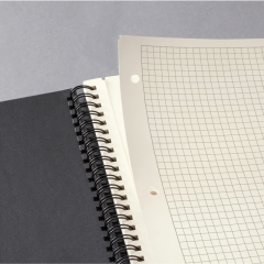 SIGEL Collegeblock Conceptum CO840 Hardcover A4 kariert 80g sw,