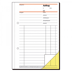 SIGEL Auftragsformular SD001 DIN A5 selbstdurchschreibend 2x40Blatt,