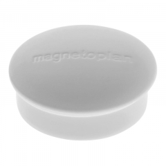 magnetoplan Magnet Discofix Mini 1664601 20mm grau 10 St./Pack.,