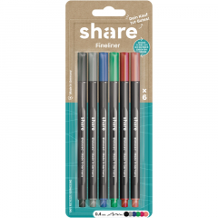 share Fineliner Y-11-11-02 sortiert 6St.,