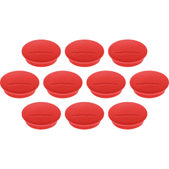 magnetoplan Magnet Discofix Junior 1662106 34mm rot 10St.,
