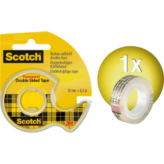 Scotch Handabroller 665H1263 +1Rolle doppelseitiges Klebeband,