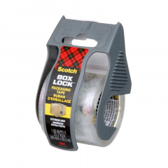 Scotch Verpackungsklebeband Box LockT 195-EF 48mmx203m +Abroll,