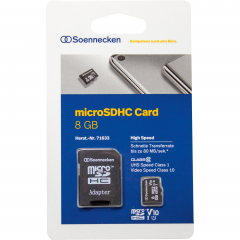 Soennecken Speicherkarte 71633 micro SDHC Adapter Class 10 8GB,