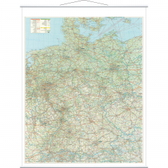 Franken Kartentafel Straßenkarte KAM300 137x97cm (1:750.000),