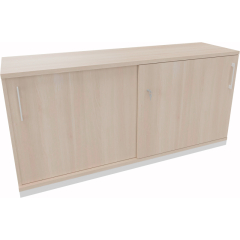 Schiebetürenschrank 2OH B1600xT442xH781mm ws/Akazie,