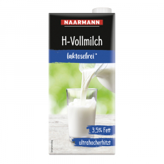 NAARMANN H-Milch 002970 laktosefrei 3,5Prozent 1l 12St.,