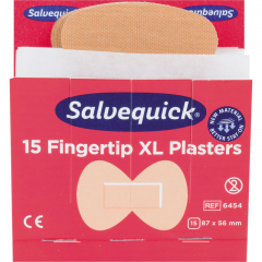 Salvequick Pflaster 6454 Fingerspitzen Textil 15 St./Pack.,