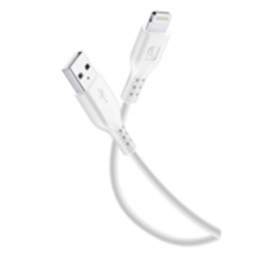 cellularline Kabel USB-A/Lightning USBDATA06MFIIPHW 0,6m ws,