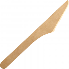 NATURE Star Messer 38855 Holz 16cm natur 100 St./Pack.,