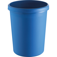 helit Papierkorb H6106234 39x48cm 45l rund Polyethylen blau,