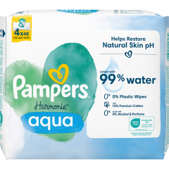 Pampers Feuchttuch Harmonie Aqua 8689119 4x48St.,