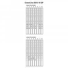 CreenLine Handauszeichner CL 26.16 ACL-14202616-16 mit 8 Druckstellen,