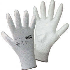 WORKY Handschuh ESD PALM 1171-9 Nylon/Carbon/PU Gr9 1Paar,