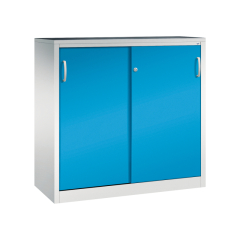 C+P Schwerlastschrank 2057092S10013 Schiebetür 1200x1200x500mm lgr/lbl,