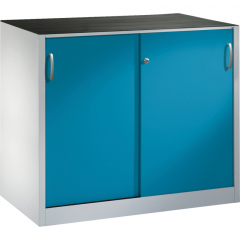 C+P Werkzeugschrank 206609S10057 Schiebetür 1000x1200x600mm lgr/lbl,