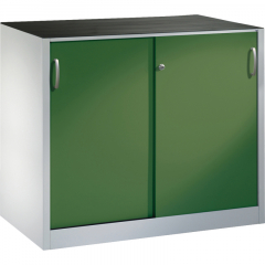 C+P Werkzeugschrank 206609S10077 Schiebetür 1000x1200x600mm lgr/rgn,