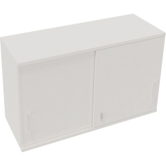 Aufsatz Schiebetürenschrank 2OH B1200xT442xH736mm Diamant Weiß,