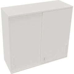 Aufsatz Schiebetürenschrank 3OH B1200xT442xH1088mm Diamant Weiß,